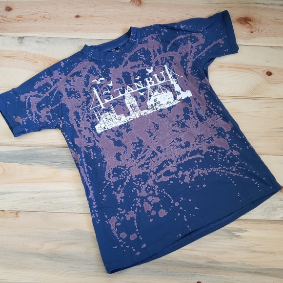 Made In Turkey Istanbul Acid Wash Travel Shirt - Picture 2 of 7